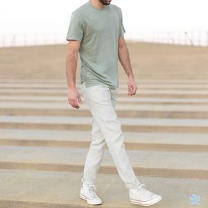 Alex Crane Linen Cham Pants / Bone